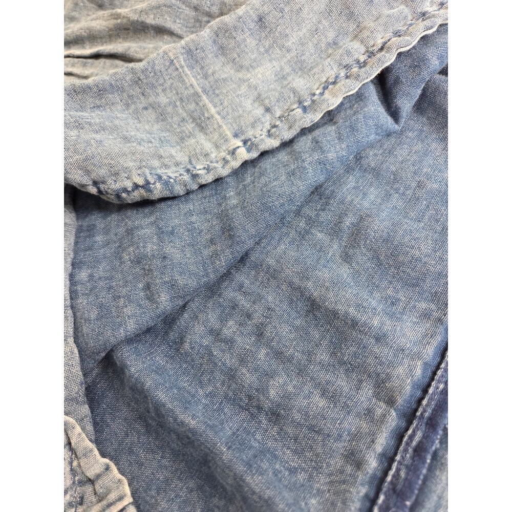 Faherty Isha Knee Length Dress in Indigo Denim Size L - Picture 7 of 7
